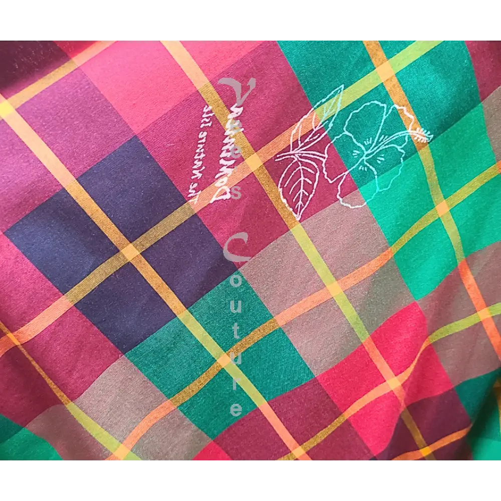 Wòb Dwiyèt (Check Fabric Availability) Madras 9 Clothing